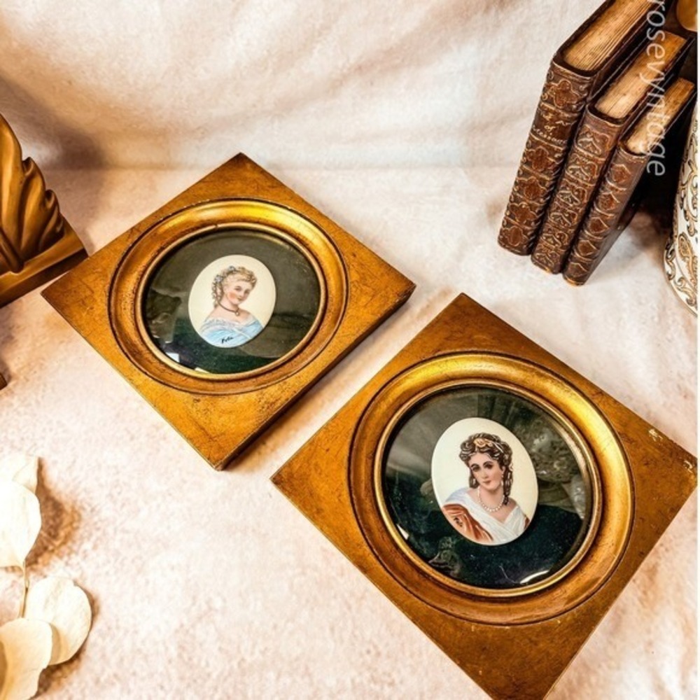 Antique Gilt Wood Framed Paintings